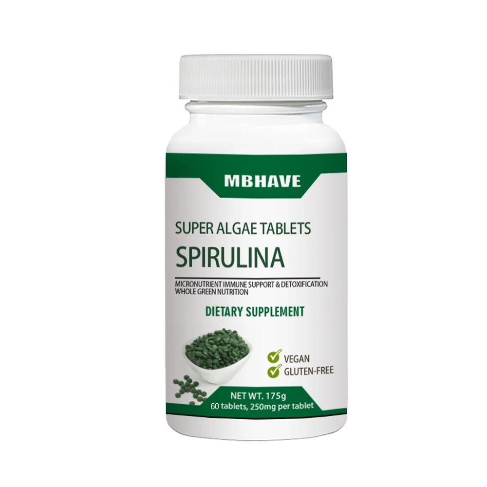 Spirulina Tablet Organic - grote deal Gratis verzending Natuurlijke vervuiling